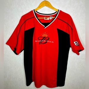 Winner's Circle NASCAR Racing Budweiser Dale Earnhardt Jr. #8 Red Jersey L